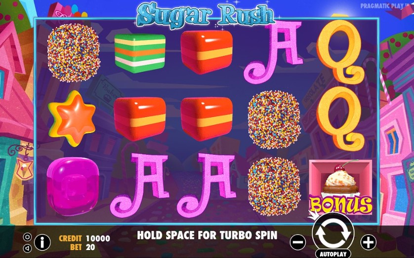 Любители сладкого объединяйтесь на игровом слоте «Sugar Rush» в казино Адмирал онлайн